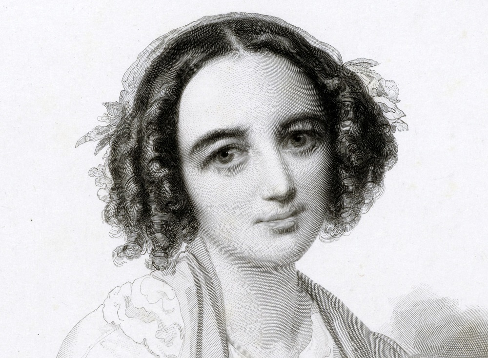 Pencil drawing of Fanny Hensel by Wilhelm Hensel, 1847 (Berlin, Mendelssohn-Archiv, BA 44)